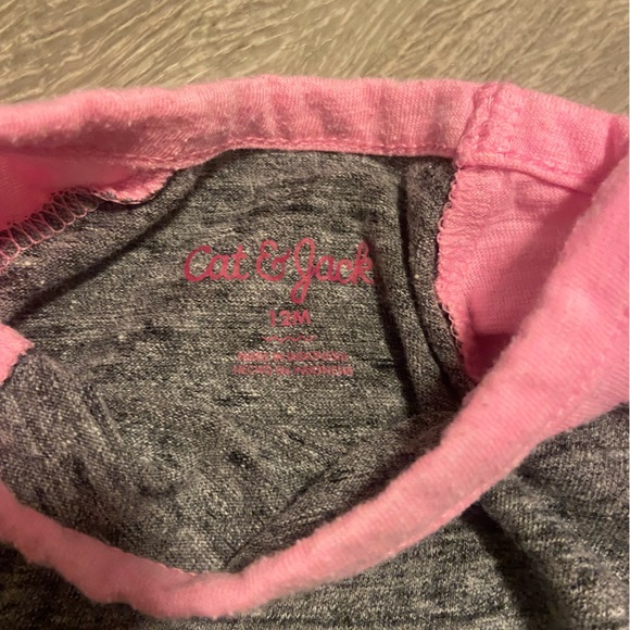 3 Jumping Beans, Cat & Jack, & TCP baby girl long sleeve tshirts size 12-18M EUC - Picture 11 of 11